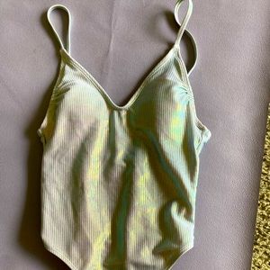 Iridescent holographic one piece